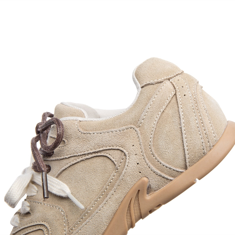 Genuine Leather Running Shoes For Women Nonslip German Training Sneakers Largesize Flat Womens Snea