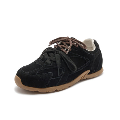 Genuine Leather Running Shoes For Women Nonslip German Training Sneakers Largesize Flat Womens Snea