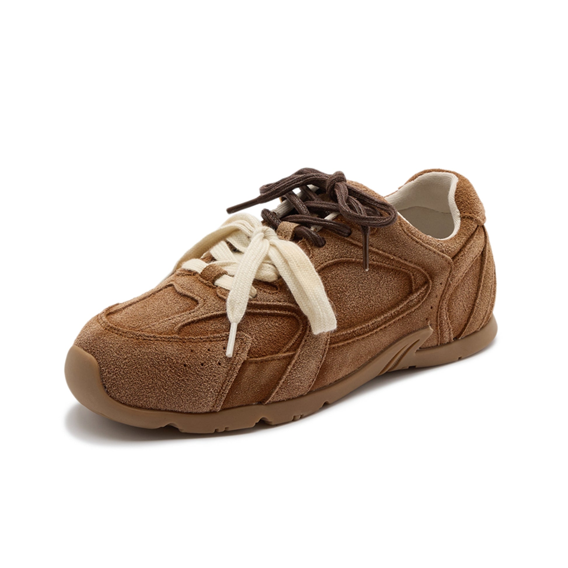 Genuine Leather Running Shoes For Women Nonslip German Training Sneakers Largesize Flat Womens Snea
