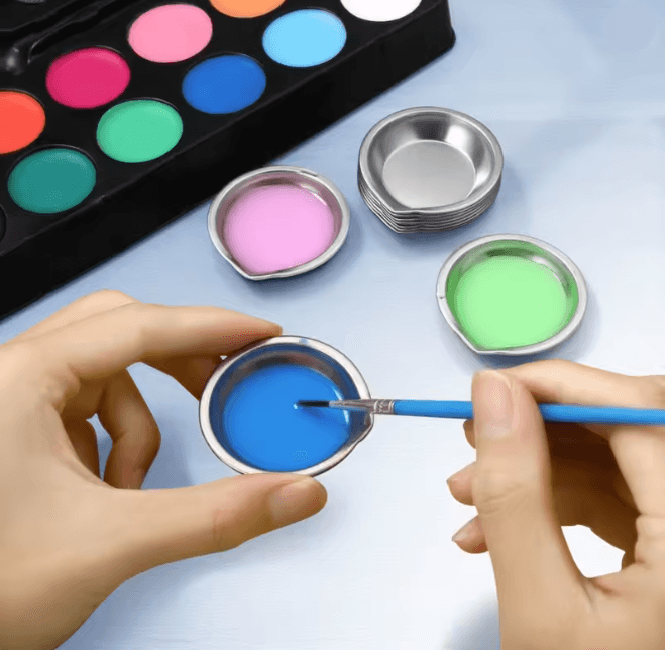 Stainless Steel Paint Mixing Cups Set 1