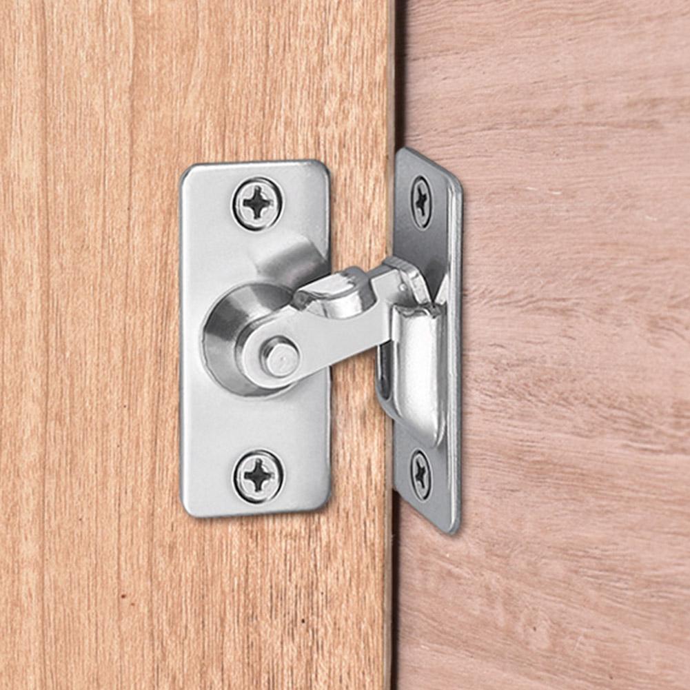 Sliding Barn Door Lock, Steel Latch Bolt for Cabinet and Closet Doors