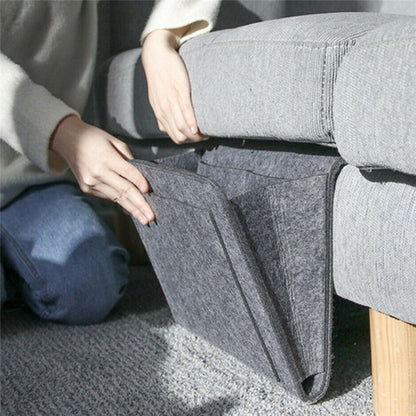 Felt Bedside Storage Bag Couch Storage Organiser Bed Holder Pockets For Remote Control 3