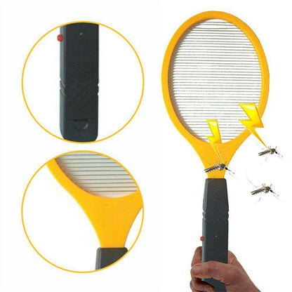 Electric Mosquito Zapper Racket Fly Swatter Battery Powered Bug Killer Insect Stun