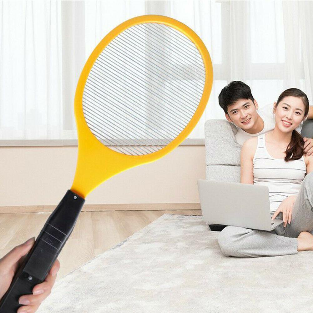 Electric Mosquito Zapper Racket Fly Swatter Battery Powered Bug Killer Insect Stun