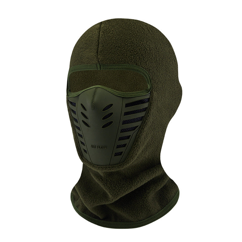 Mask Winter Thermal Motorcycle Balaclava, Dustproof Fleece Cap for Ski Cycling Riding