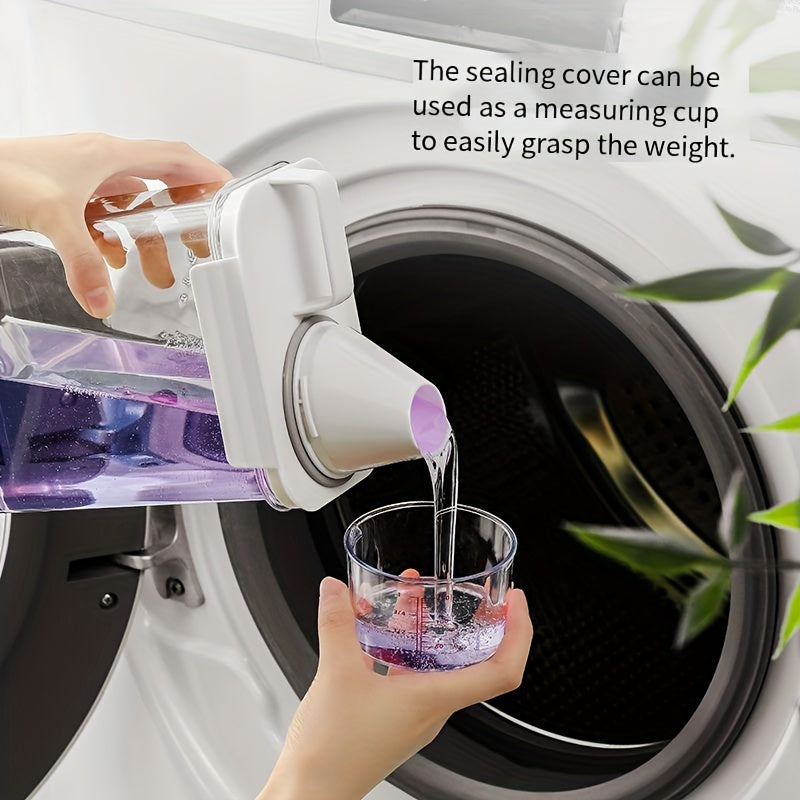 Airtight Laundry Detergent Powder Storage Box Jar Large Capacity Bleach Storage Container Measuring 2
