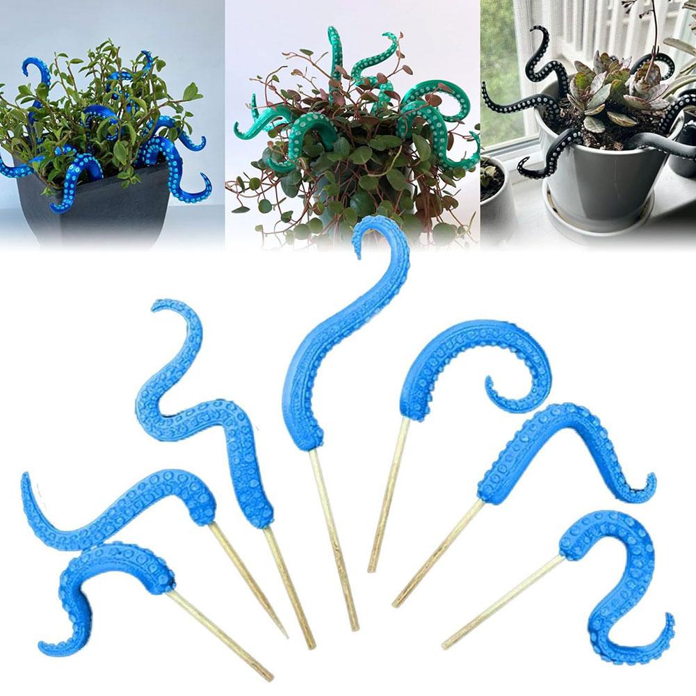 Octopus Tentacle Plant Post Decoration Resin Set 5
