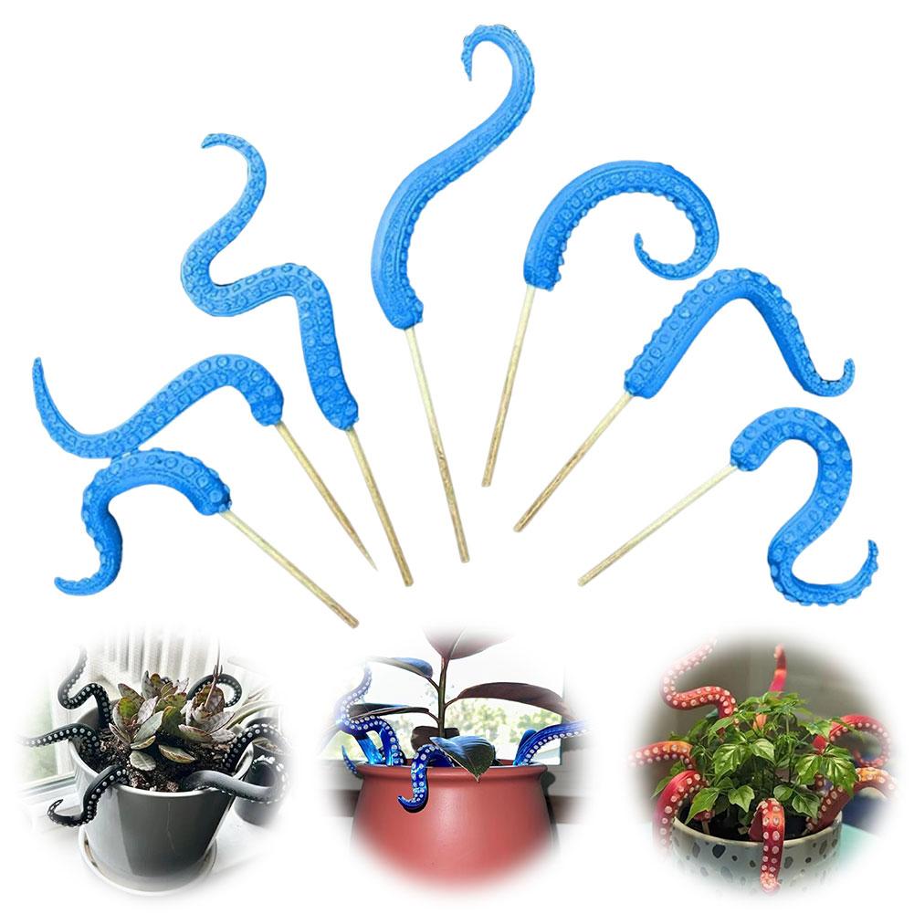 Octopus Tentacle Plant Post Decoration Resin Set 6