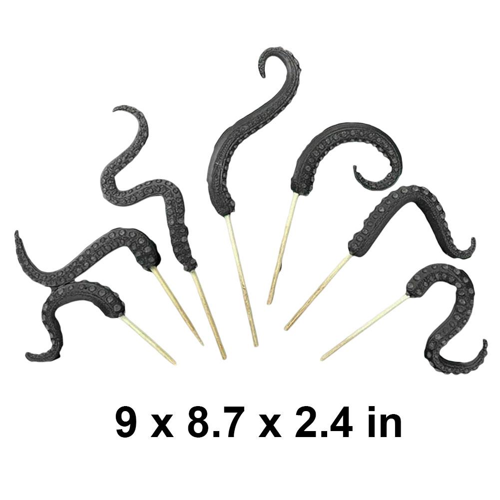 Octopus Tentacle Plant Post Decoration Resin Set 9