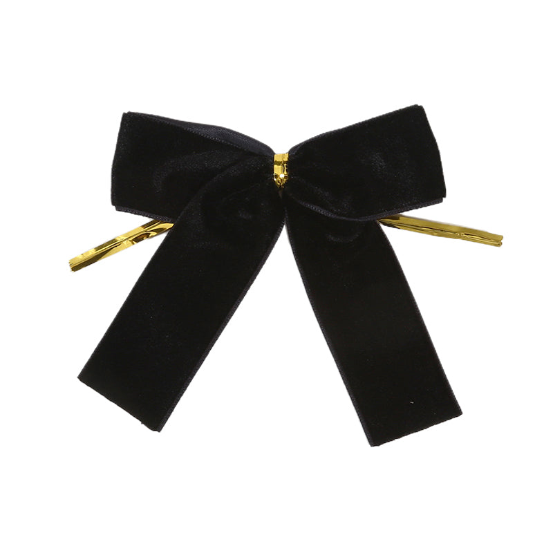 Christmas Bow Red Gold Velvet Mini Tree Bow For Home Decor Wedding Decor Navidad New Year Party DIY 9