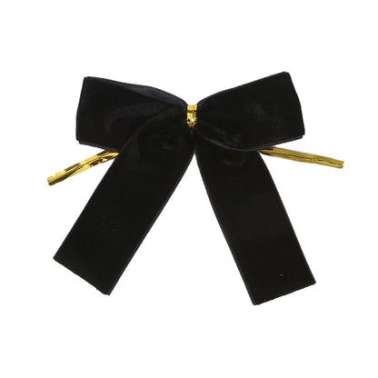 Christmas Bow Red Gold Velvet Mini Tree Bow For Home Decor Wedding Decor Navidad New Year Party DIY 9