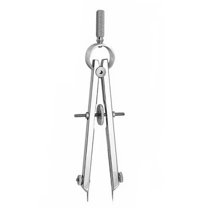 Metal Drafting Compass With Lock 4