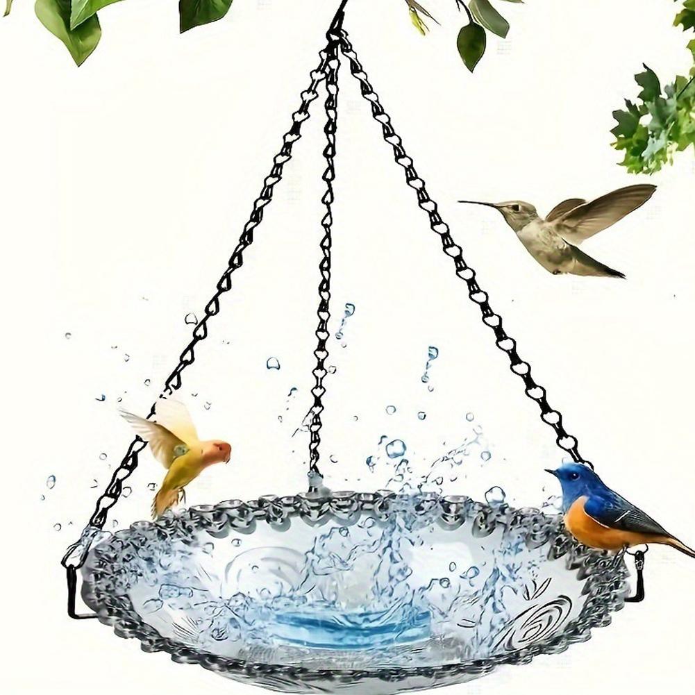 Bird Feeder Outdoor Hanging, Decorative Bird Bath, Garden Courtyard Feeder
