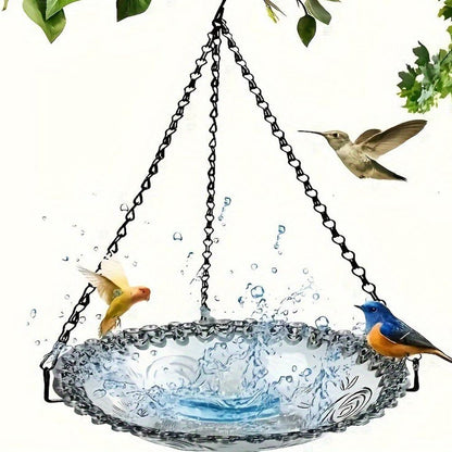Bird Feeder Outdoor Hanging, Decorative Bird Bath, Garden Courtyard Feeder