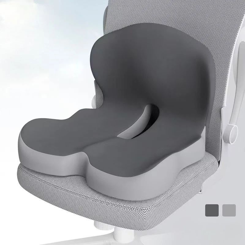 Premium Ergonomic Seat Cushion With Back Support  AllDay Comfort Pad For Office Chairs  Work From H 8