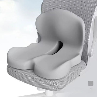 Premium Ergonomic Seat Cushion With Back Support  AllDay Comfort Pad For Office Chairs  Work From H 14
