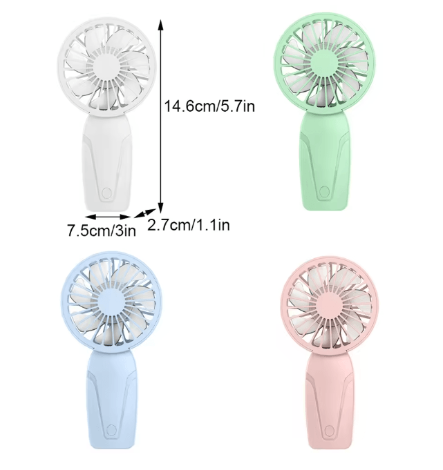 Portable USB Rechargeable Mini Fan 3