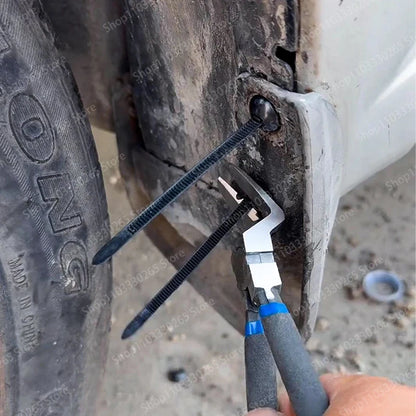 Cable Tie Buckle Fixed Through Core Nail for Mudguard Fender and Trunk Lining