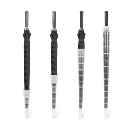 Umbrella Waterproof Sleeve, Transparent Telescopic Cover, Non-Drip Retractable Umbrella Protection