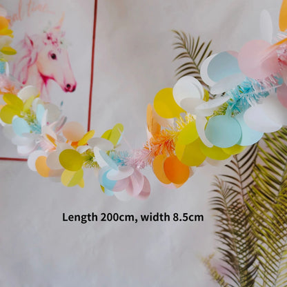 Lush Eucalyptus Garland With White Flowers  708 Artificial Greenery For Home Party  Holiday Decor 6