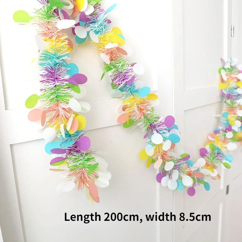 Lush Eucalyptus Garland With White Flowers  708 Artificial Greenery For Home Party  Holiday Decor 7