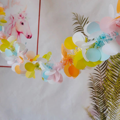 Lush Eucalyptus Garland With White Flowers  708 Artificial Greenery For Home Party  Holiday Decor 8