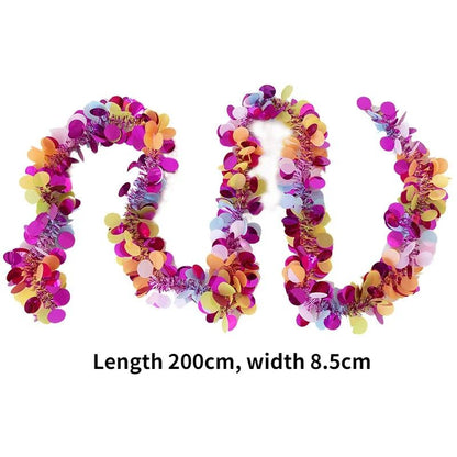 Lush Eucalyptus Garland With White Flowers  708 Artificial Greenery For Home Party  Holiday Decor 13