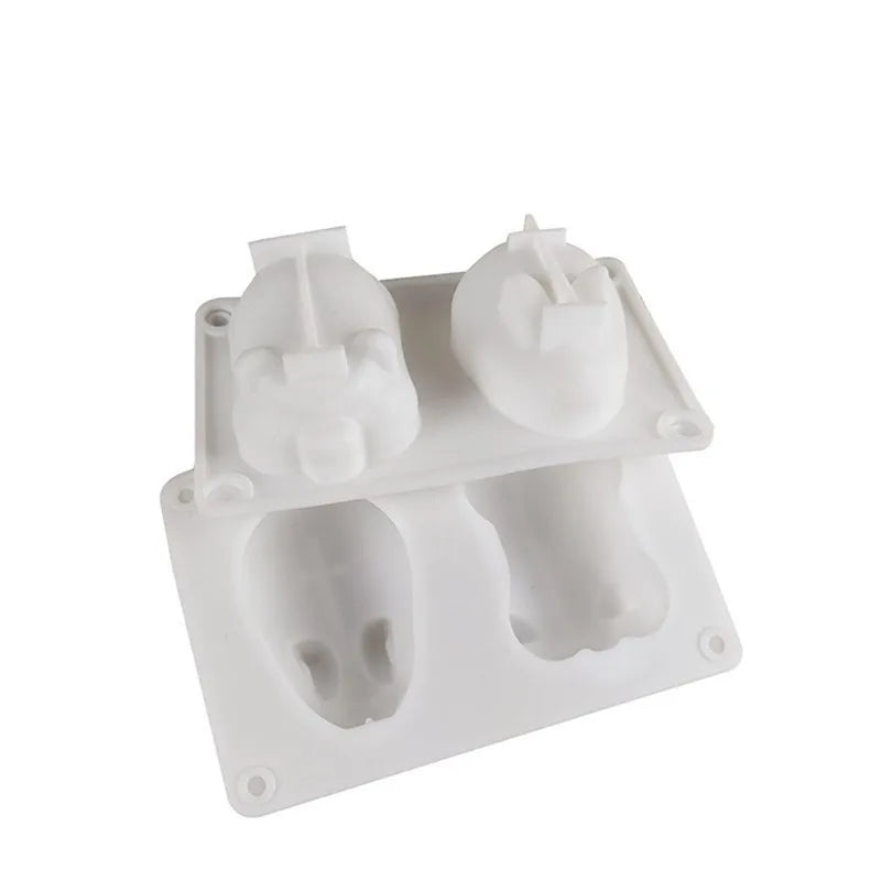 Easter Bunny Piggy Mold Silicone Jelly Mousse Dessert Cake Decor Tool For Baking And Candy Making 6