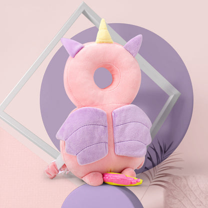 Breathable Infant Anticollision Pillow Adjustable Strap Baby Walker Head Protection Animal Plush Pa 6