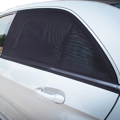 Premium breathable mosquito net, window screen set for front and rear windows, UV protection car sunshade accessories