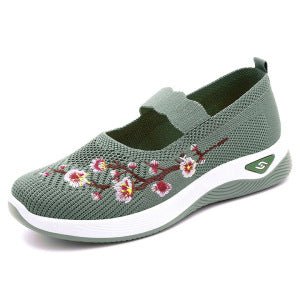 Ladies Casual Mothers Shoes SlipOn Mesh Shoes New Summer LowCut Sneakers For Women 6