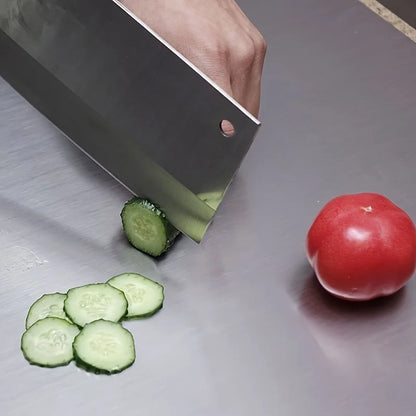 Stainless Steel Kitchen Cutting Board Multi Use Dough Kneading Chopping Fruit Cutting Antibacterial 4