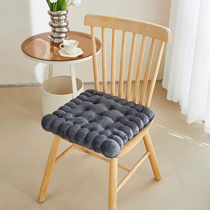 Cozy Biscuit Plush Cushion Chair Pad  Soft CookieStyle Tatami Back Pillow For Decor  Comfort 9