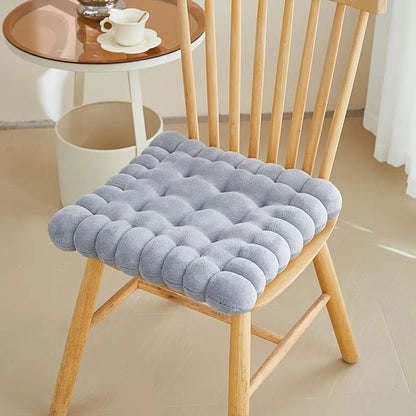Cozy Biscuit Plush Cushion Chair Pad  Soft CookieStyle Tatami Back Pillow For Decor  Comfort 11