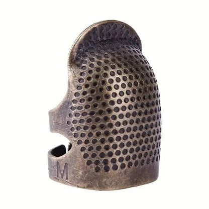 Vintage Adjustable Thimble , Non-Slip Needle Ring, Finger Sleeve for Hand Sewing