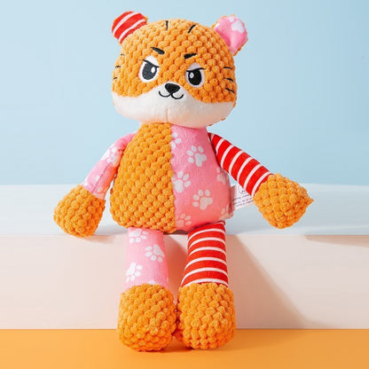 Pet Plush Toy for Dogs and Cats, Bite Resistant Interactive Puzzle, Teeth Cleaning Chew Toy for Pets