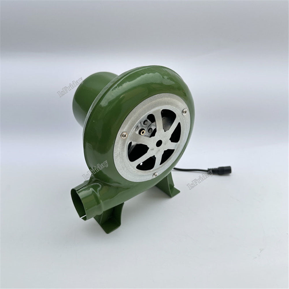 BBQ Fan, Electric Blower, Mini Blacksmith Forges Blower with Speed Adapter, Adjustable Air Speed