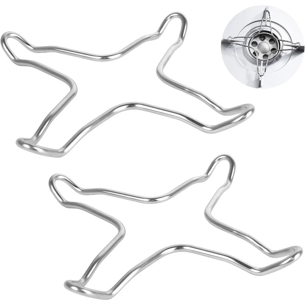 Stainless Steel Gas Stove Support Stand, Camping Iron Stove Ring, Heat Diffuser, Small Pot Stand for Kitchen Cooking