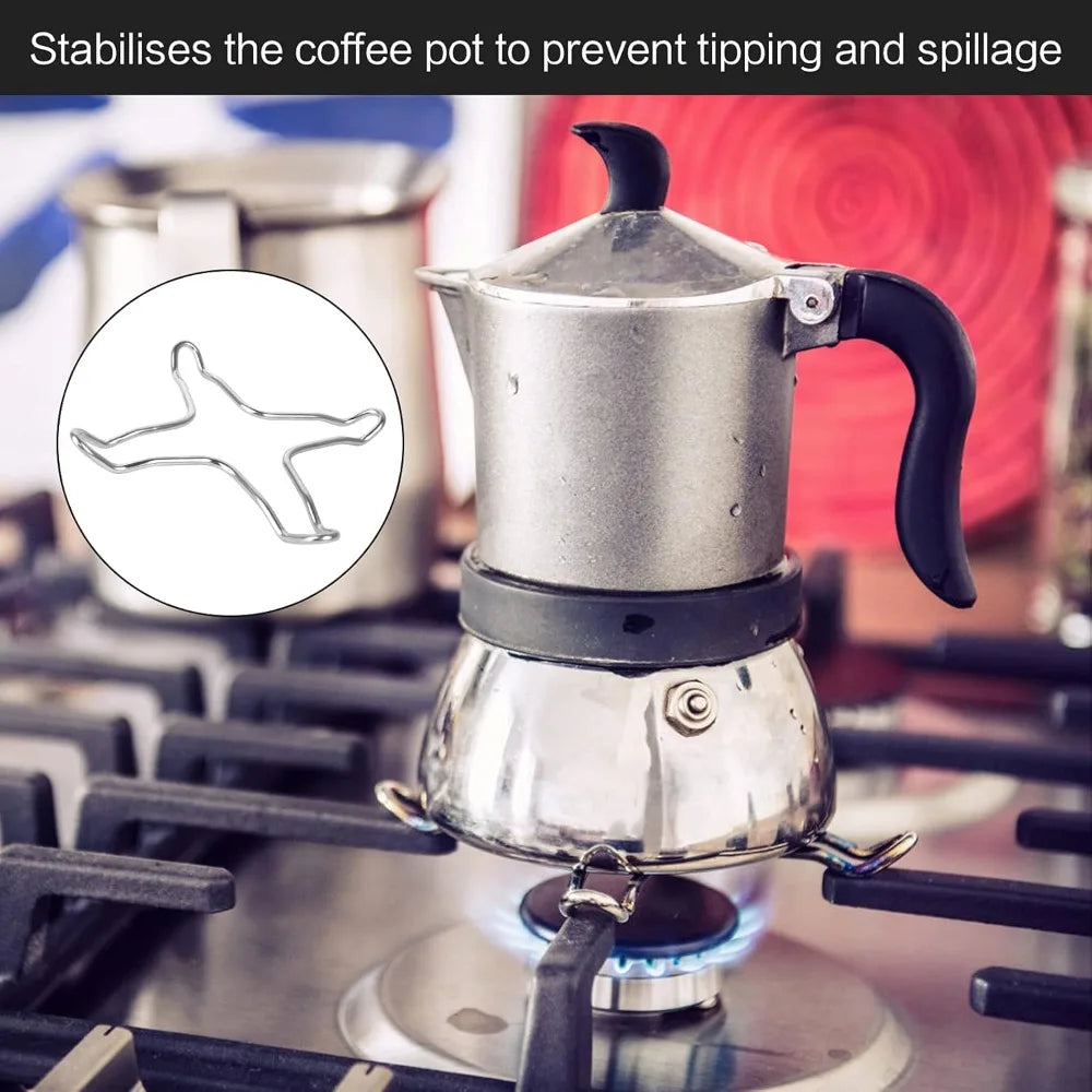 Stainless Steel Gas Stove Support Stand Camping Iron Stove Ring Heat Diffuser Small Pot Stand For K 1