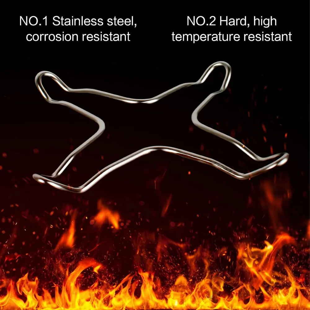 Stainless Steel Gas Stove Support Stand Camping Iron Stove Ring Heat Diffuser Small Pot Stand For K 3