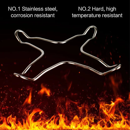 Stainless Steel Gas Stove Support Stand Camping Iron Stove Ring Heat Diffuser Small Pot Stand For K 3