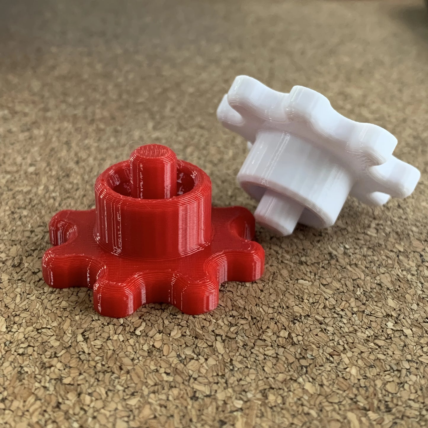 White Red Silicone Tube Cap for Silicone Hoses, Compact Portable Silicone Tubing Accessories, Keeps Tubes Soft