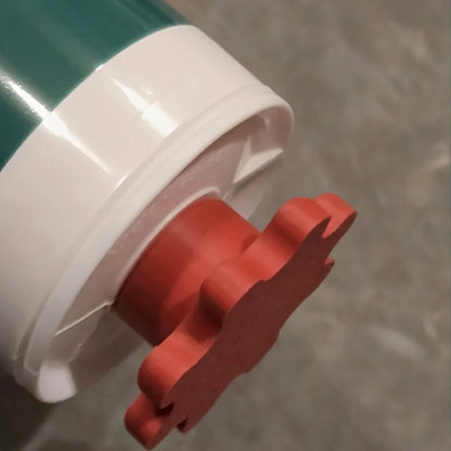 White Red Silicone Tube Cap for Silicone Hoses, Compact Portable Silicone Tubing Accessories, Keeps Tubes Soft