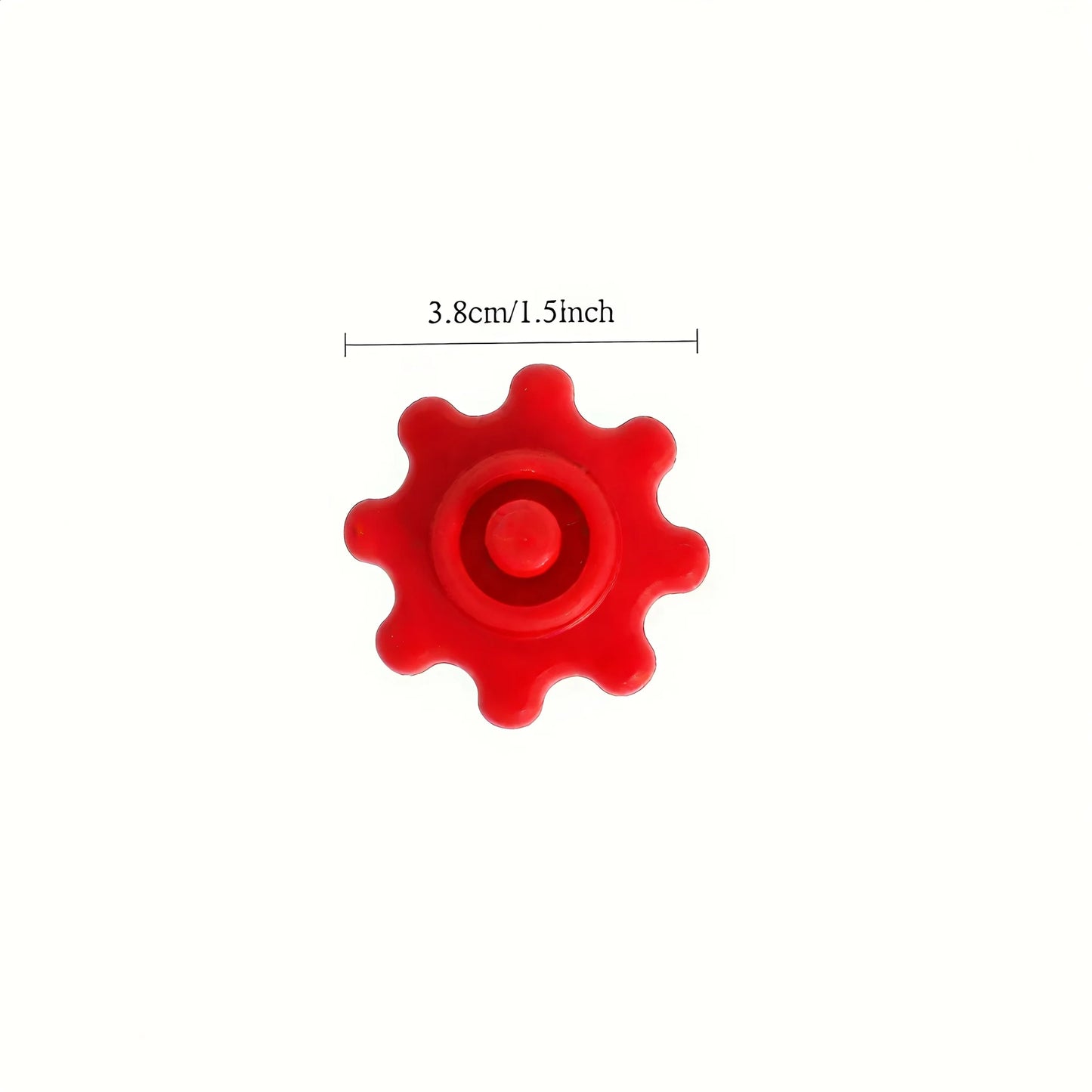 White Red Silicone Tube Cap for Silicone Hoses, Compact Portable Silicone Tubing Accessories, Keeps Tubes Soft