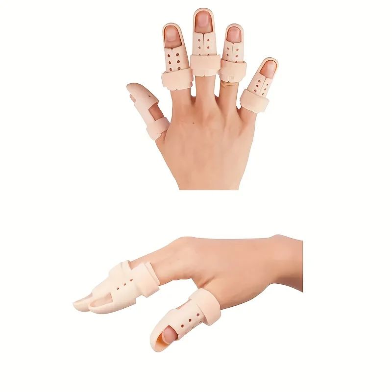 5Piece Adjustable Finger Splint Set  Breathable Injury Support  Sports Protection For Men And Women 5
