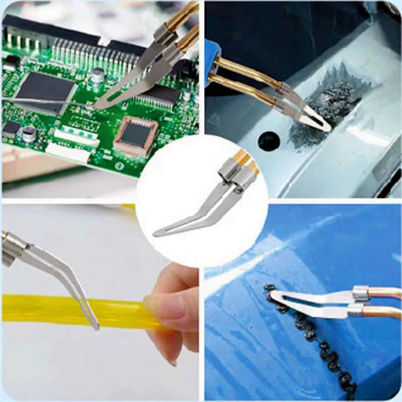Flat Head Plastic Welding Smoothing Device For Electric Soldering Iron Car Bumper Repair 2