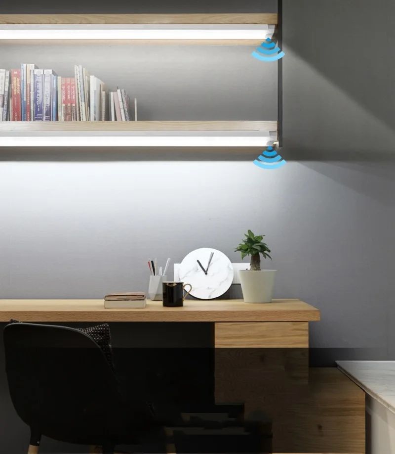 USB Rechargeable Wireless LED Bar Light With Motion Sensor Magnetic Cabinet Night Lamp 10