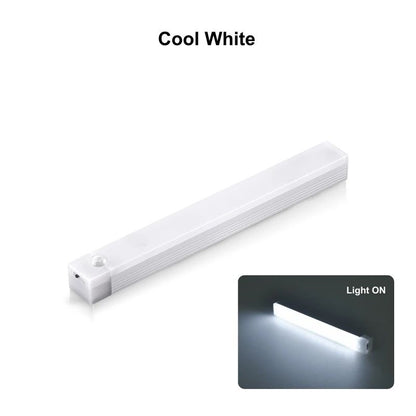 USB Rechargeable Wireless LED Bar Light With Motion Sensor Magnetic Cabinet Night Lamp 14