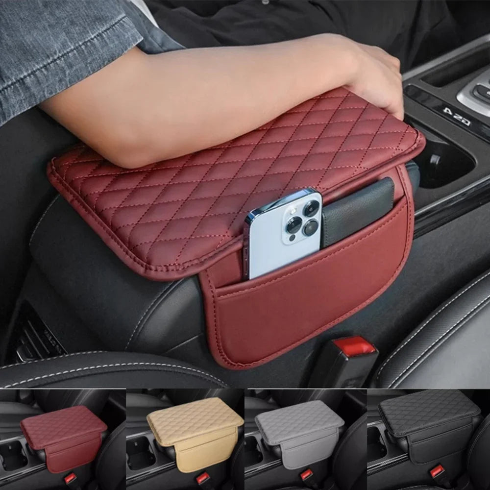 Increase The Height Of Car Armrest Box With Padding Universal Storage Bags 1
