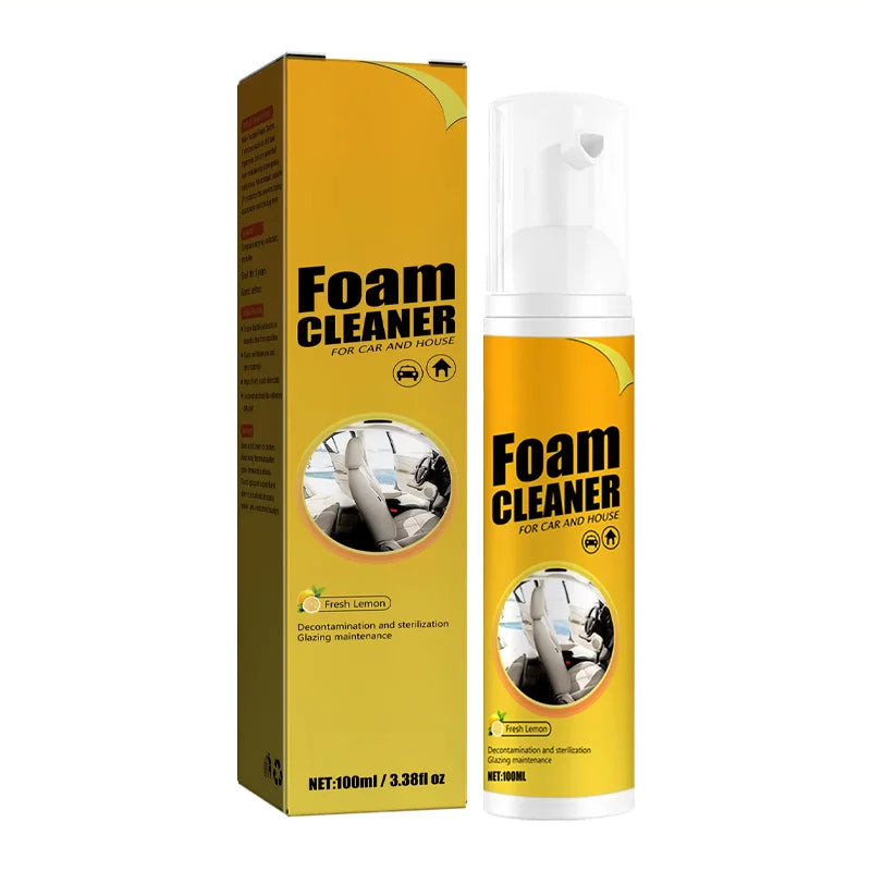 Multi Functional Foam Cleaner Set For Automotive Interior Upholstery Plastic Instrument Panel And S
